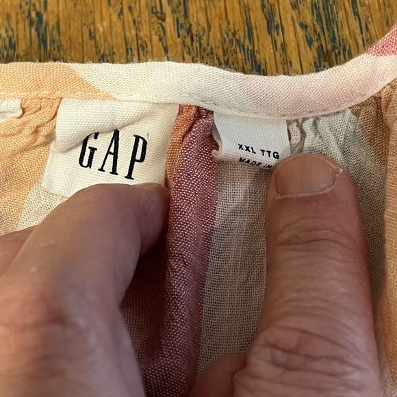 GAP – Sleeveless striped blouse – Size XXL - Picture 2 of 9